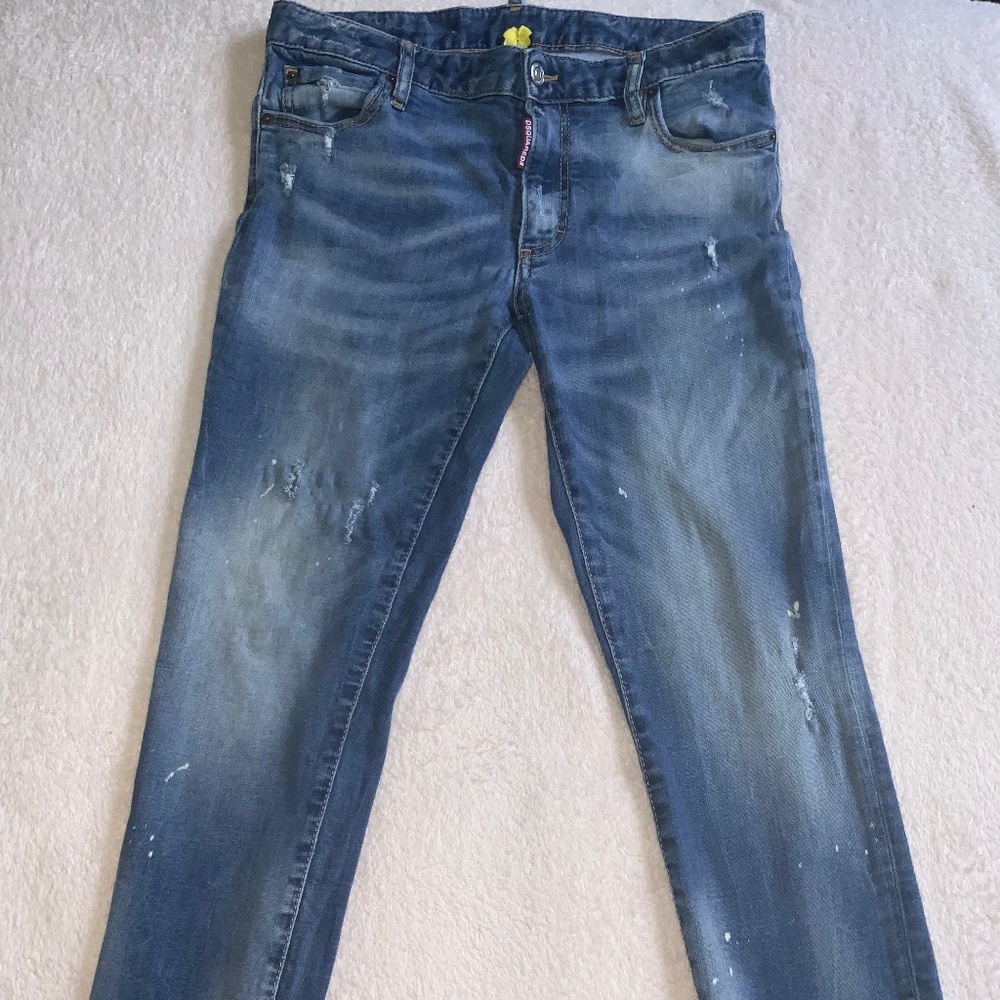DSQUARED2 medium waist cropped twiggy jean
